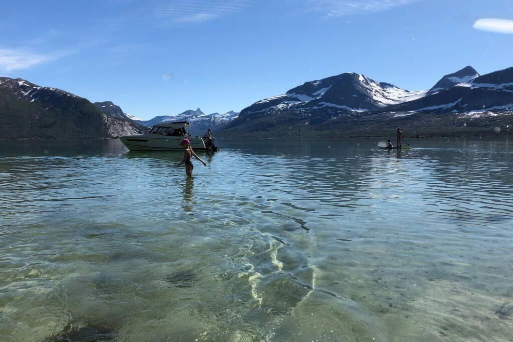 Efjord And Stetind Resort - Cabin Kobbernestinden Ballangen Eksteriør bilde